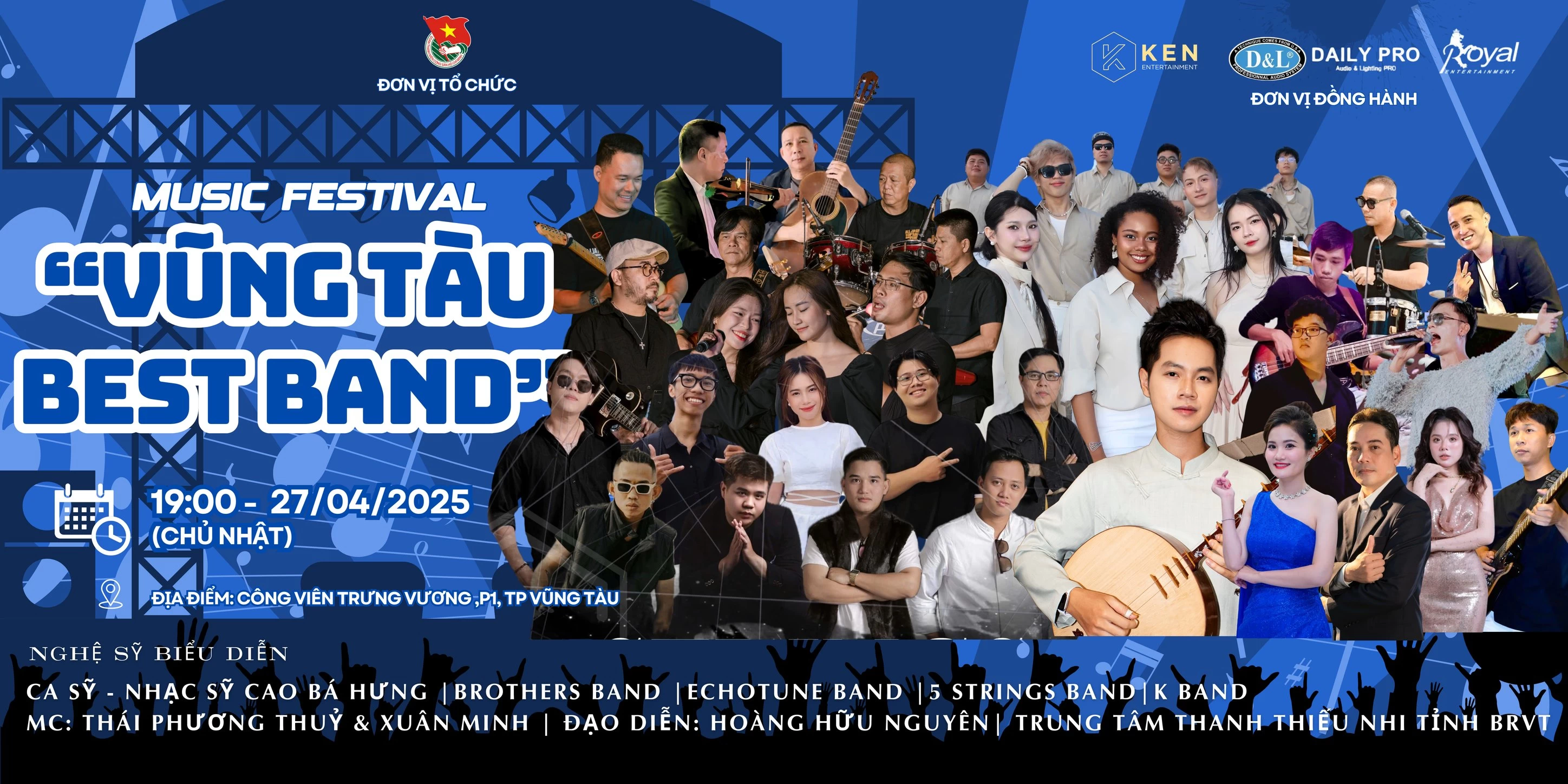 Tài Trợ Hệ Thống Âm Thanh D&L Cho Sự Kiện VŨNG TÀU LIVE BAND 2025