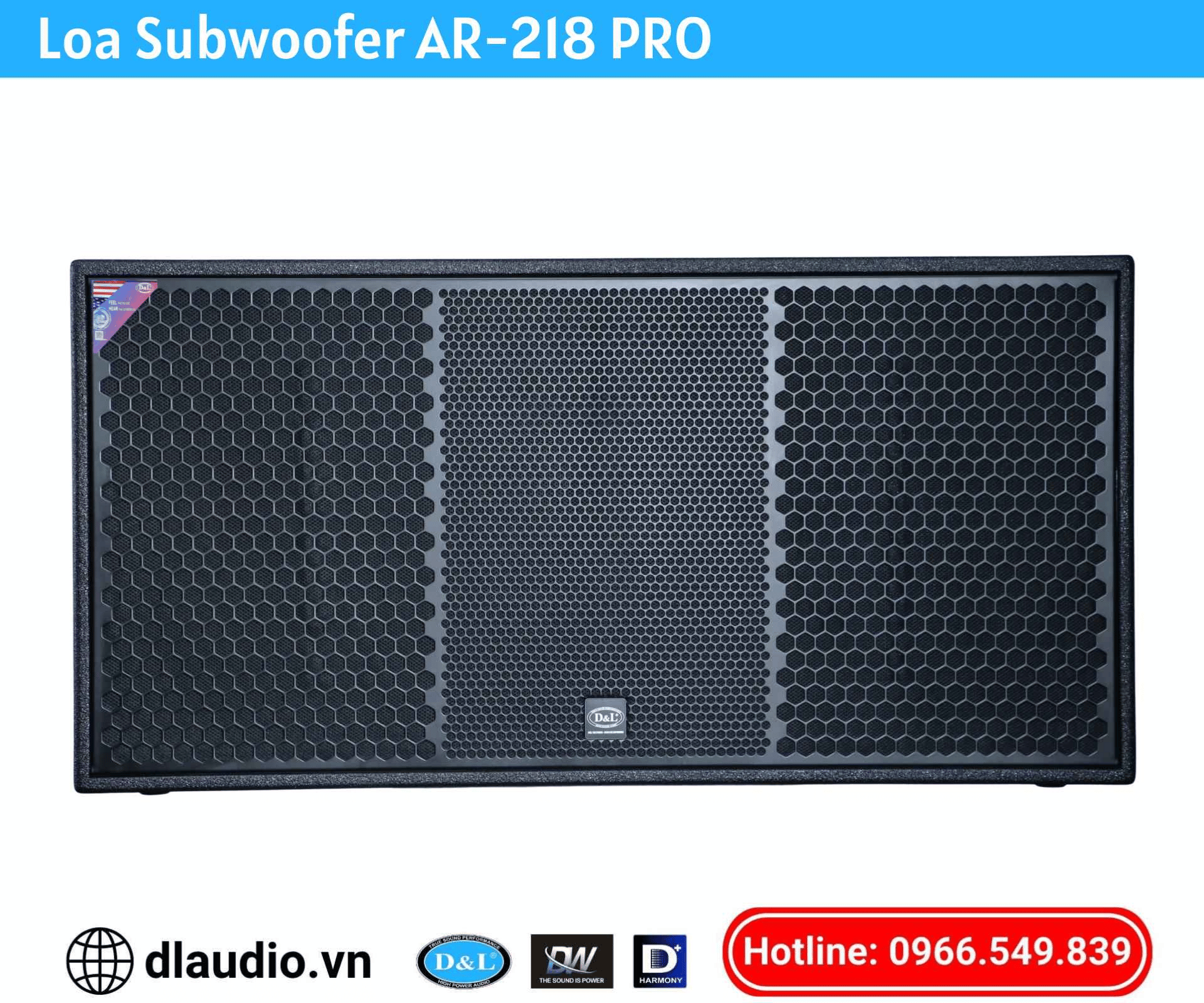 Loa Subwoofer 
AR-218PRO